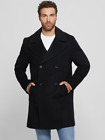 Pea Coat US Navy Military Vintage Style Winter Warm Wool Jacket Dress Top Black