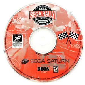 Sega Rally Championship (Sega Saturn, 1995) Disc Only Scratched Tested & Works