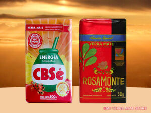 YERBA MATE - Variety Pack - 2 Lbs - Rosamonte - Taragui - CBSe - FREE Shipping