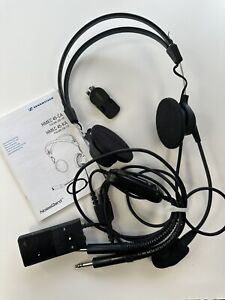 Sennheiser HMEC45-KA NoiseGard Open-Back Aviation Dual Plug Pilot Headset & Mic