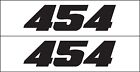 454 HP Decal Sticker by Metro Auto Graphics Fits Chevy Engine, Big Block