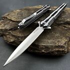 VORTEK STINGER D2 Dagger Blade Assisted Opening Folding Stiletto Pocket Knife