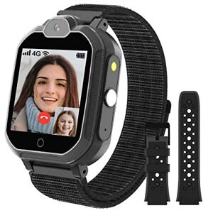 4G Smart Watch for Kids with SIM Card, Kids Phone Smartwatch GPS Tracker, Cal...