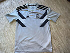 Adidas Real Madrid 2018 For The Oceans Soccer Jersey Size Medium Kids Gray