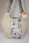 Sakroots Roma Recycled City Straw Womens Shoulder Handbag Style 108055 Purse NEW