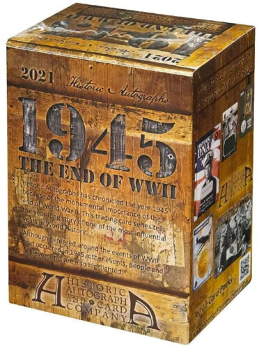 2021 Historic Autographs 1945: End of the War Blaster/Retail box