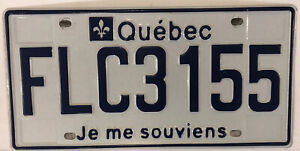 Montréal RENTAL CAR FLC license plate Rent Hire Lease Avis Alamo Hertz Budget QC