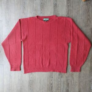 Vintage 90's American Eagle Outfitters Men's Knit Sweater Size Large Red USA