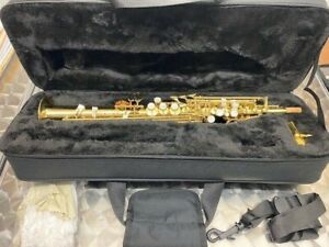 Sopranino saxophone gold lacquer