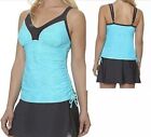 GERRY WOMEN'S   V- NECK  ATHLETIC  TANKINI  SWIMMING SUIT TOP