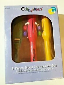 Kids Musical Wood Hand Percussion 3 Piece Set