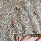 New ListingTWIN/ FULL Pink grey Paisley Blanket coverlet Bedding Quilt Throw reversible