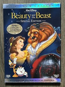 Disney’s Beauty and the Beast DVD 2002 2-Disc Set Special Edition Musical G