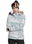 $284 NWT Roxy Jet Ski Insulated Snow Jacket Women Multi Color Size M