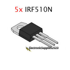 5x IRF510N IRF510 Power MOSFET N-Channel 5.6A 100V, US Seller