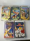 Walt Disney  Black Diamond Classics Lot of 5 VHS Vintage Clamshell Tapes