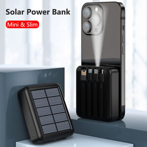 2024 Super 40000000mAh 4-USB Portable Charger Solar Power Bank for Cell Phone US