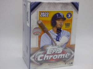 2022 Topps Chrome MLB Baseball Trading Card Blaster Box New Factory Sealed
