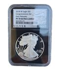 2018 W PROOF SILVER EAGLE NGC PF70 Ultra Cameo  Congratulations Early Releases