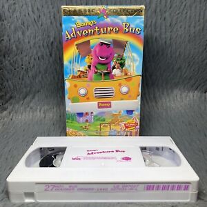 Barney Friends VHS 1997 Video Tape Adventure Bus Classic Collection Cartoon Film