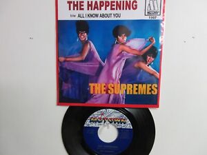 💥' THE SUPREMES ' HIT 45 + PICTURE [ THE HAPPENING ]  1967 ! 💥