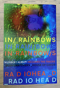 Radiohead In Rainbows Poster