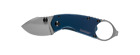 Kershaw Antic Navy Blue Stainless Handle 8CR13MoV Framelock Folding Knife 8710