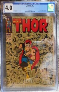 Thor #154 © July 1968, Marvel Comics  CGC 4.0