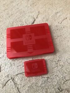 RDS Mini Red 2”x3” Nintendo Switch Game Cartridge Case & Micro SD Card Holder!