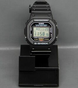 Casio G-SHOCK DW-5600E 3229 ILLUMINATOR 200 Meter Black Sport Watch Alarm CHRONO