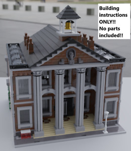 LEGO City Hall BUILDING INSTRUCTIONS ONLY!! NO PARTS!! 10182 10185 10190