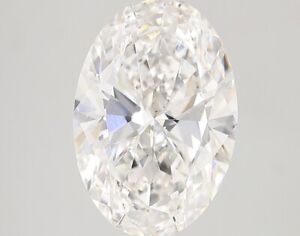 Lab-Created Diamond 5.00 Ct Oval G VS2 Quality Excellent Cut IGI Certified