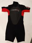 O'Neill Reactor 2mm Shorty Wetsuit Kids Youth Size 12 Black Red