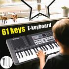 61 Key Electronic Keyboard Beginner Electric Piano Music w/Mic Gift for Kids US
