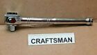 CRAFTSMAN  43795 Thumb Wheel 1/4 Drive RATCHET WRENCH Tri Wing Polished Handle