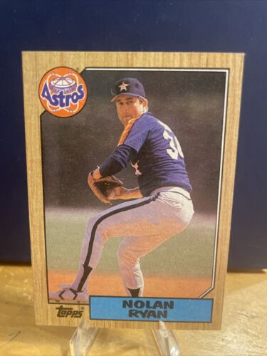 1987 Topps - #757 Nolan Ryan (HOF) - Houston Astros