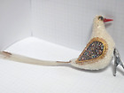 Vintage Wolin Japan 3 Bird Christmas Ornament Set 8” Blue, Red and White