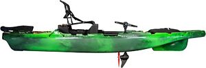 Perception Kayaks Showdown 11.5, Sit on Top Pedal Drive Fishing Kayak, Moss Camo