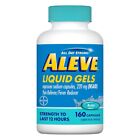 Aleve Pain-Fever Reducer NSAID 160 Liquid Gels ALL DAY STRONG  220mg EXP 05/2025