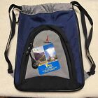 Tpro by Travelpro NWT HTF Cascade Sling Bag Backpack W/Compass Blue/Silver/Black