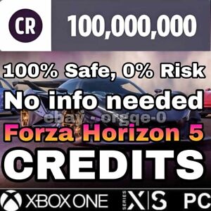 100 M CREDITS | Forza Horizon 5 | XBOX | PC | STEAM (Read the Description)
