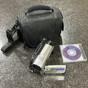 New ListingSONY DCR-DVD650 Hybrid DVD 60x Optical Zoom Camcorder And Case (No Charger)🔥