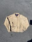 Vintage Polo By Ralph Lauren Suede Bomber Jacket Large