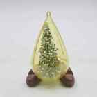 Vintage Jewelbrite Gold Christmas Tree Bottle Brush Christmas Ornament