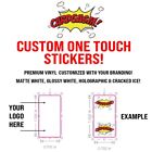 Custom One Touch Stickers - 100 Stickers (.7