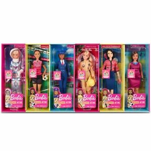 Barbie 60th Anniversary Career Dolls - Limited Edition Bundle Set x 6  NIB