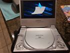 Audiovox D1708 Portable 7” DVD Player with Case Remote Cables car adapter ear