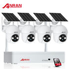Wireless Security Camera System Solar Battery Powered Outdoor 2K HD 8CH NVR 1TB