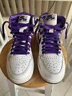 Nike Air Jordan 1 Retro High Court Purple White CD0461-151 Women’s Size 7.5