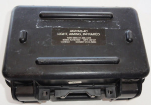 AN/PAQ-4C LIGHT AIMING INFRARED BLACK HARD CASE 10X8X4 W/ MILITARY GRADE FOAM